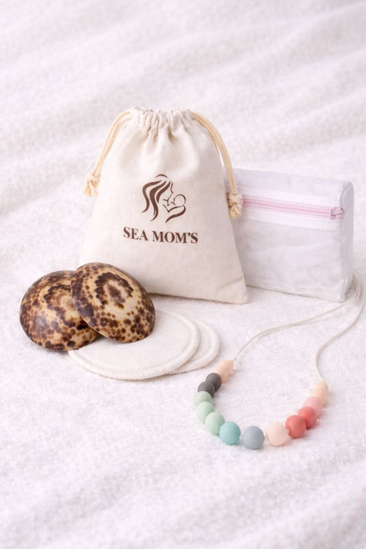 Pack Sea Moms: Coquillage d'allaitement + Collier d'allaitement